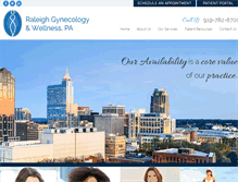 Tablet Screenshot of gynraleigh.com